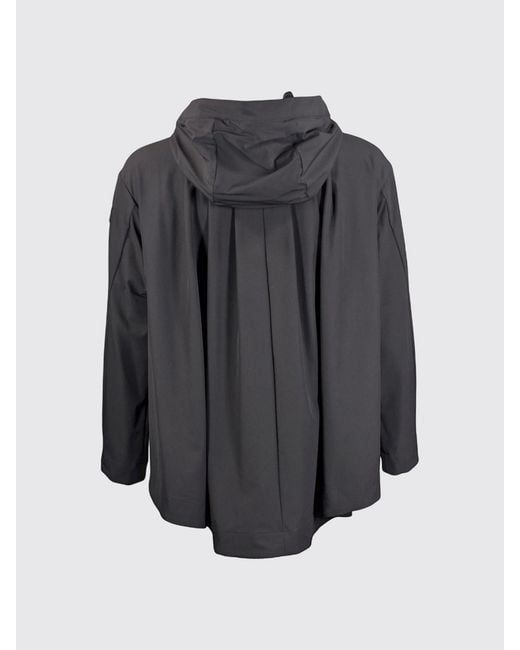 Peuterey Gray Nylon Hooded Windbreaker