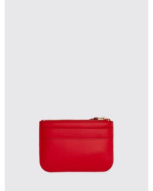 Comme des Garçons Red Leather Bow Wallet Comme Des Garçons for men