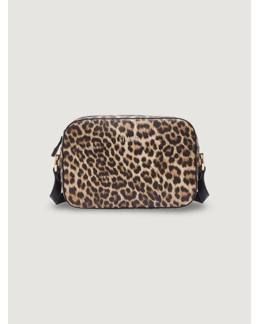 Liu Jo Natural Animal Print Synthetic Leather Bag
