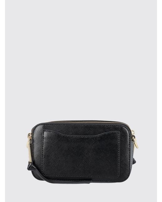 Marc Jacobs Black The Snapshot Saffiano Leather Bag