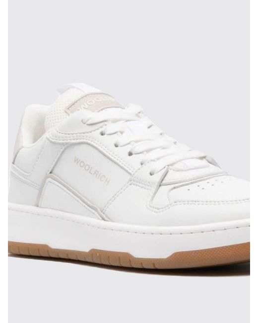 Sneakers in pelle di Woolrich in White