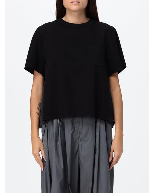 Sacai Black T-Shirt