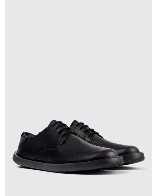Camper Black Brogue Shoes for men