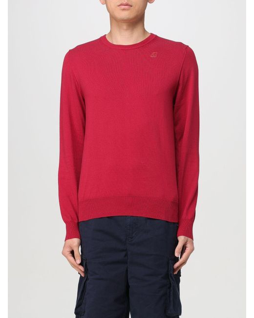 K-Way Red Sweater for men