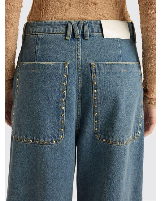 Momoní Blue Momon&Igrave Trousers
