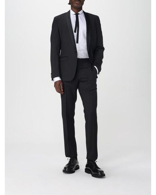 Karl Lagerfeld White Cotton Shirt With Tie for men