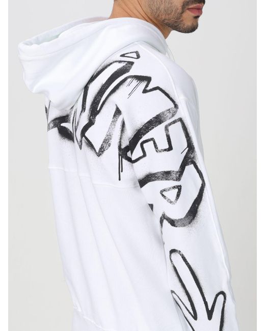 DISCLAIMER Sweatshirt in White für Herren