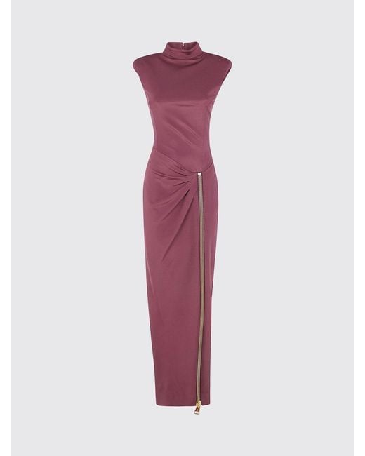 Balmain Purple Dress
