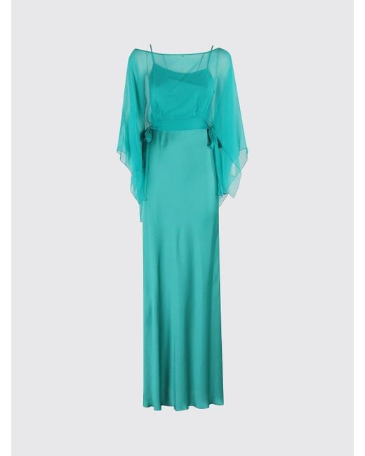 Alberta Ferretti Blue Dress