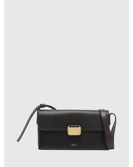 A.P.C. Black Shoulder Bag