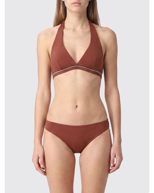 Brunello Cucinelli Red Swimsuit