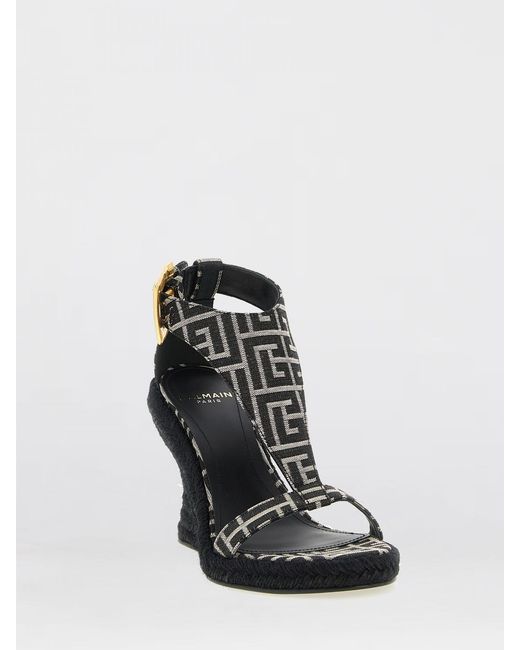 Balmain Black Espadrilles 'Anthem'