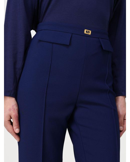 Elisabetta Franchi Blue Pants
