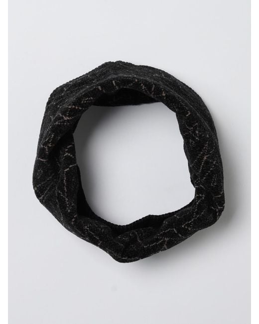 ARMANI EXCHANGE Black Scarf for men