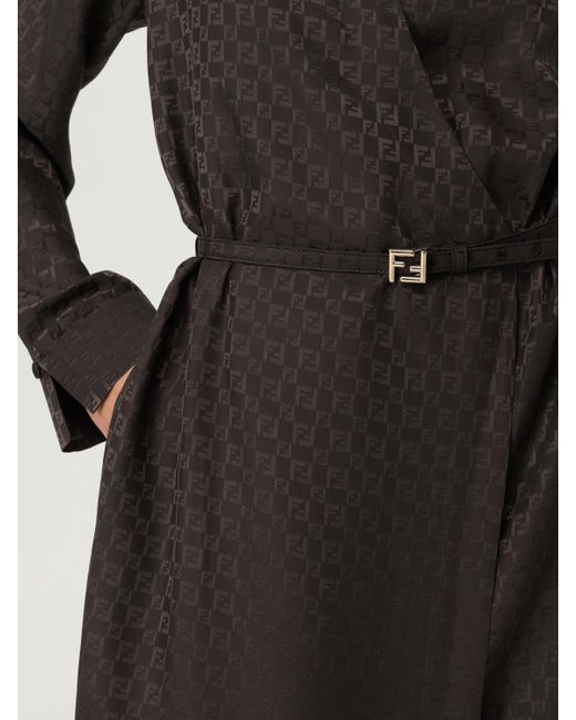 Fendi Brown Kleider Damen