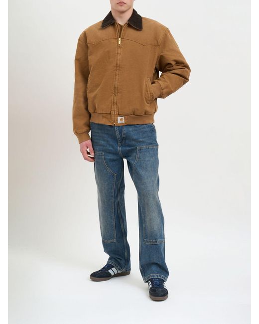 Carhartt Blue Cotton Jacket for men