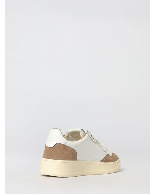 Autry Natural Medalist Low Leather Sneakers for men