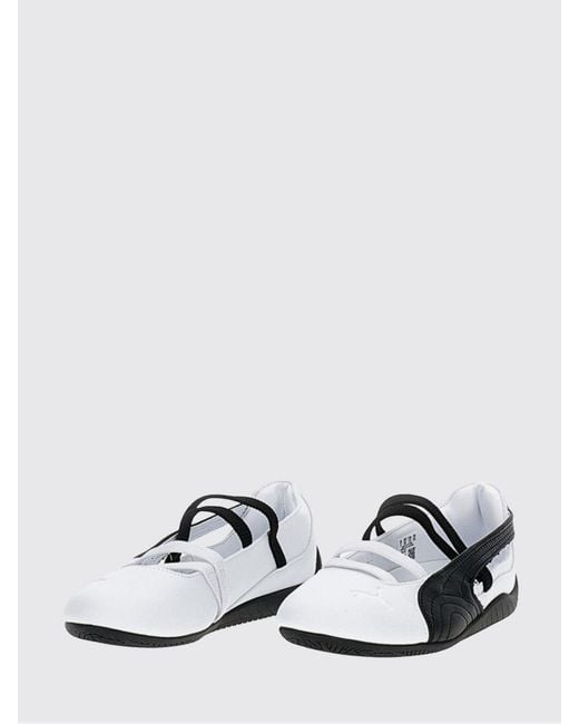 PUMA White Speedcat Mary Jane Ballerina Flats