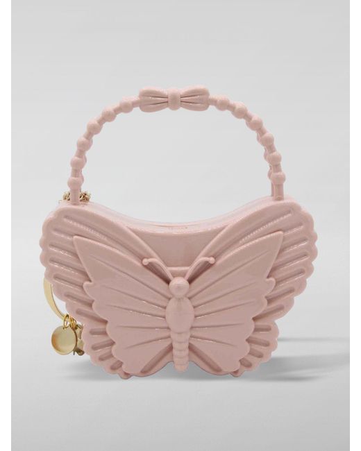 Borsa Butterfly Forbitches x in plastica di Blumarine in Pink