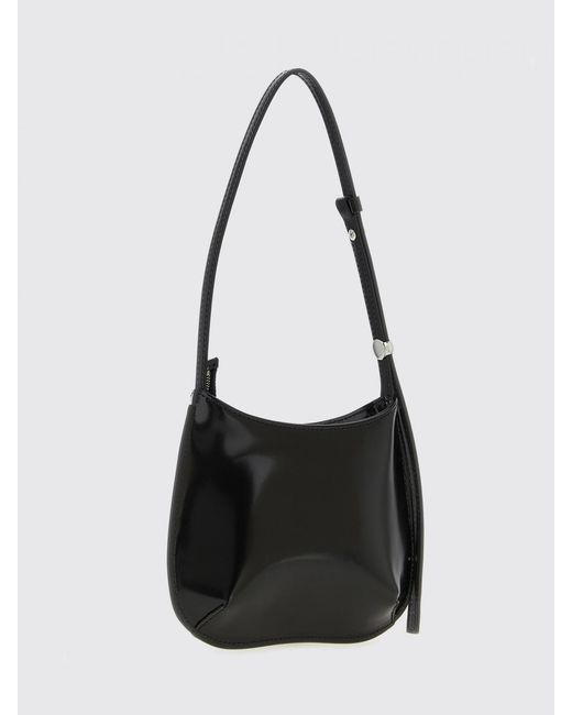 Jacquemus White Le Petit Bisou Calf Leather Shoulder Bag