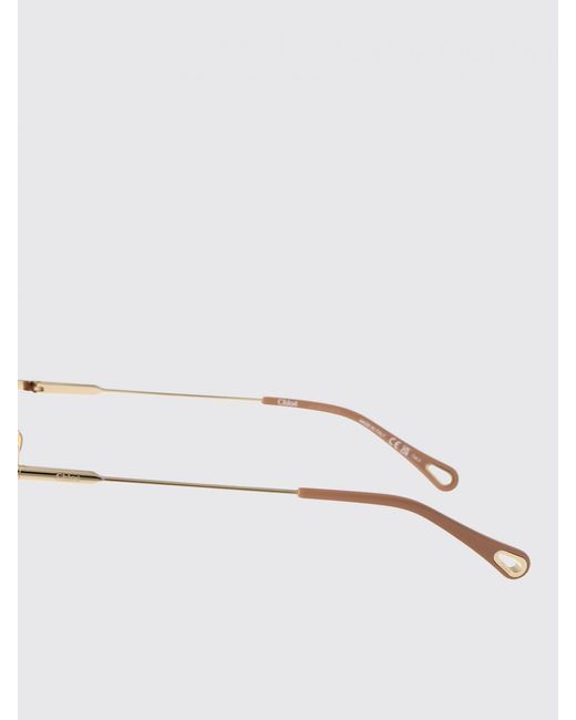 Chloé Brown Chlo&Eacute Pathos Metal Sunglasses