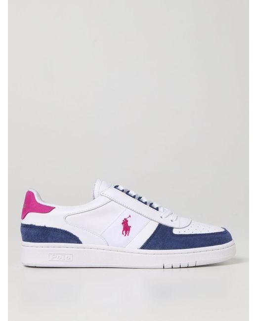 Polo Ralph Lauren Leather Sneakers for Men | Lyst Canada