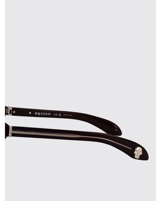 McQueen Gray Am0505S Acetate Sunglasses