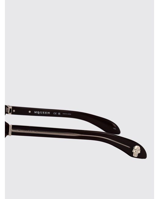 McQueen Gray Am0505S Acetate Sunglasses