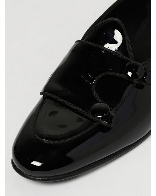 Edhen Milano Black Edhén Milano Patent Leather Monk Straps for men