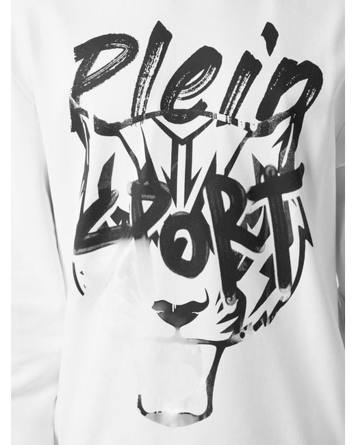 Philipp Plein Gray Hoodie for men