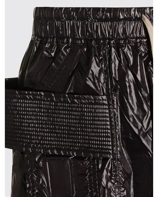 Rick Owens Blue Nylon And Polyamide Cargo Trousers for men