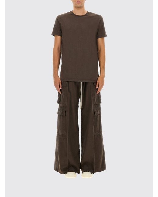 Camiseta Hombre Rick Owens de hombre de color Brown