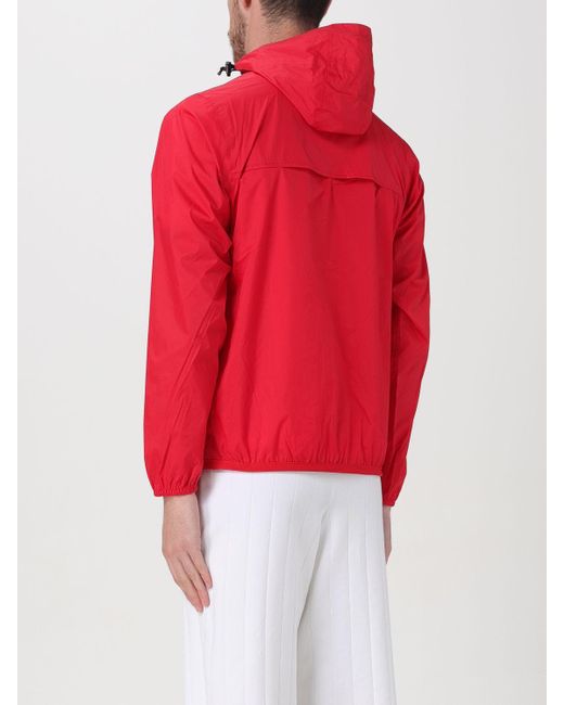 K-Way Red Jacket for men