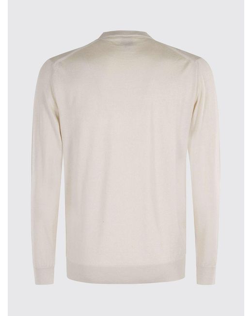 Eleventy White Jumper for men