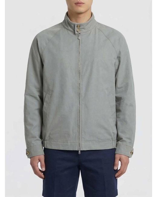 Brunello Cucinelli Gray Water-Repellent Nylon Windbreaker Jacket for men