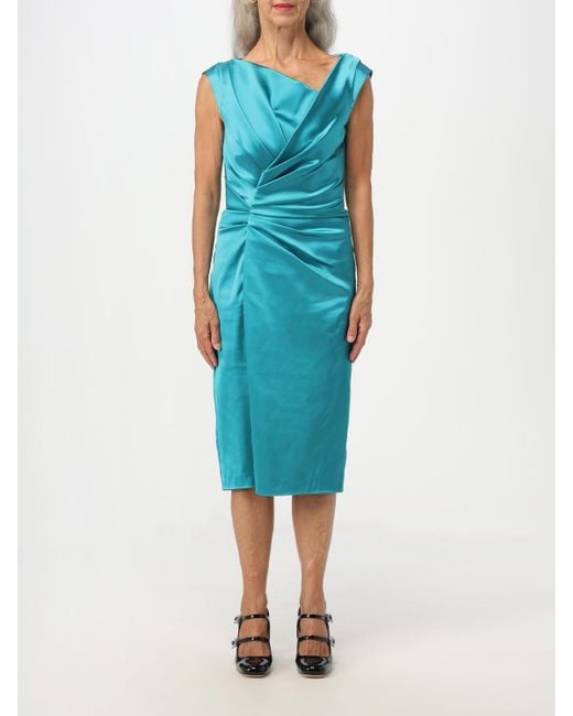Talbot Runhof Blue Dress