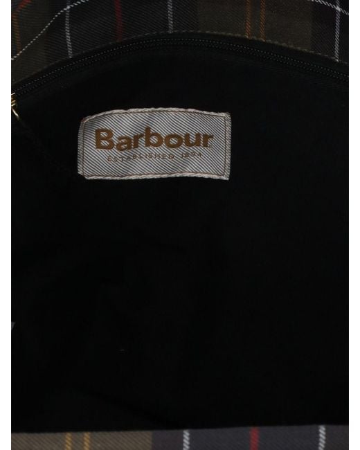 Barbour Black Lily Straw Handbag