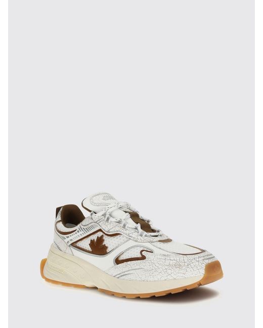 DSquared² White Sprinter Sneakers for men
