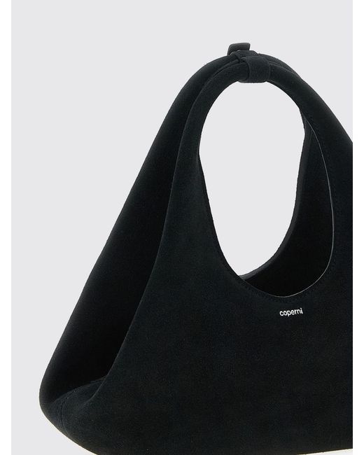 Coperni Black Suede Shoulder Bag