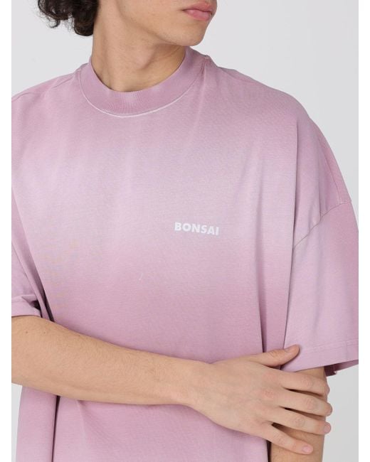 Bonsai T-Shirt Herren in Pink für Herren