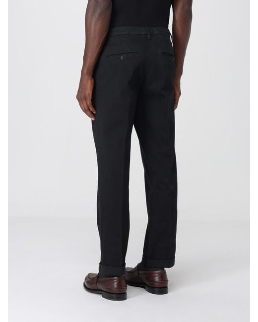 Dondup Black Pants for men