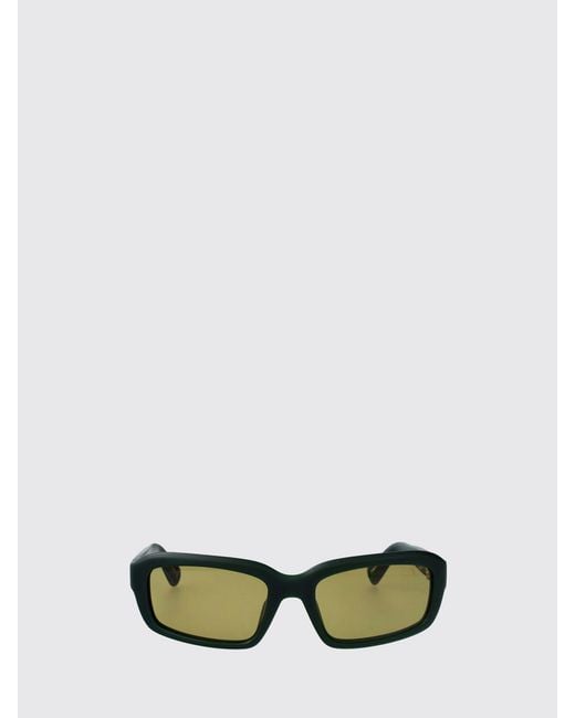 Jacquemus Green Marino Rectangular Cat-Eye Acetate Sunglasses for men