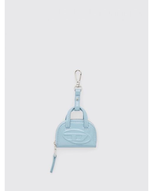 DIESEL Blue 1Dr Dome Leather Charm