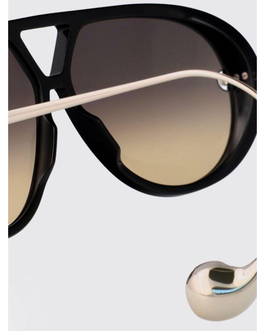 Bottega Veneta White Bv1273S Metal And Acetate Sunglasses