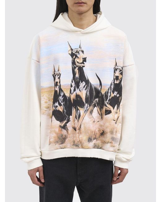 Sudadera Con Capucha De Algodón Estampado Represent de hombre de color Natural
