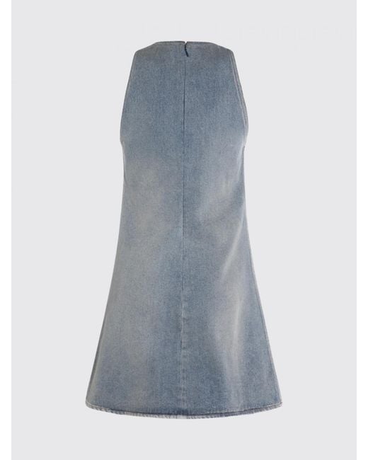 Courreges Blue CourrÈ Ges Cotton Mini Dress