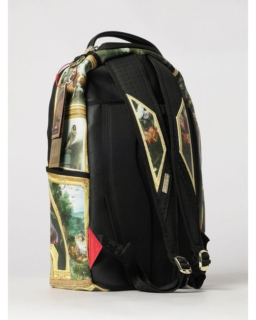 Sprayground Multicolor Mauritshuis Museum Backpack With Floral Print And Laptop Pocket for men