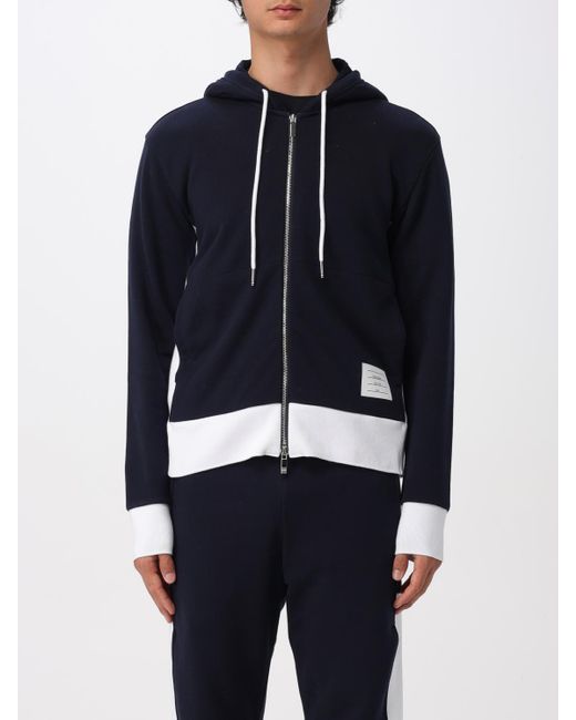 Sudadera De Algodón Thom Browne de hombre de color Blue