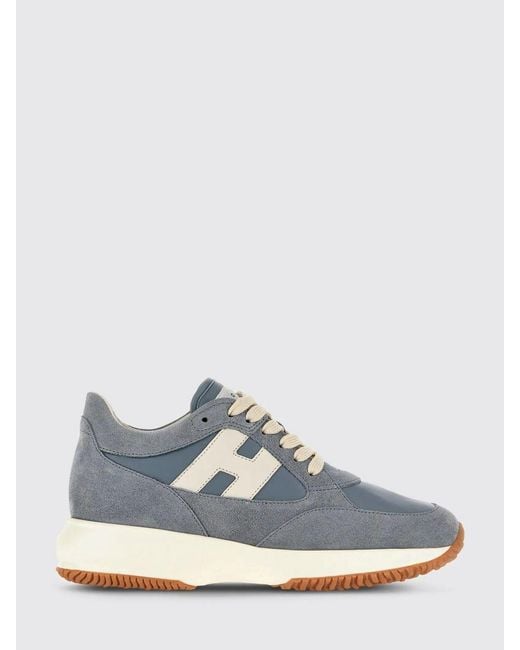 Baskets Interactive En Daim Hogan en coloris Blue