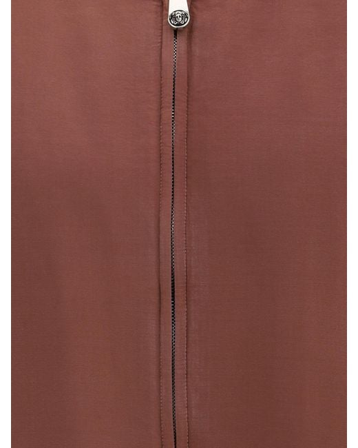 Giacca Bomber di Versace in Brown da Uomo